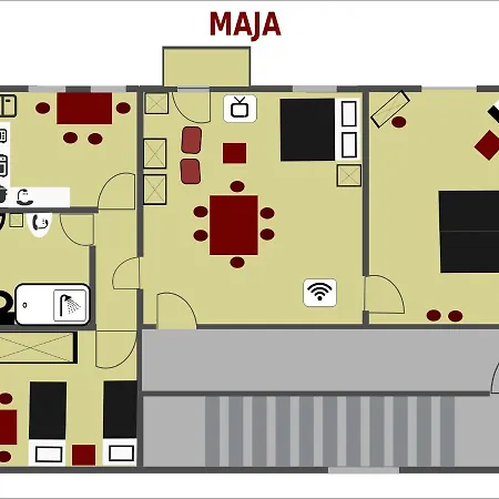 شقة Rose Garden Apartment Bovec بوويتش